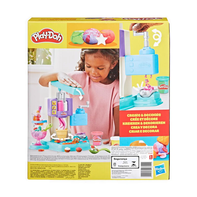Play-Doh Rainbow Swirl Ice Cream Playset - PDOG0028 - Image 5