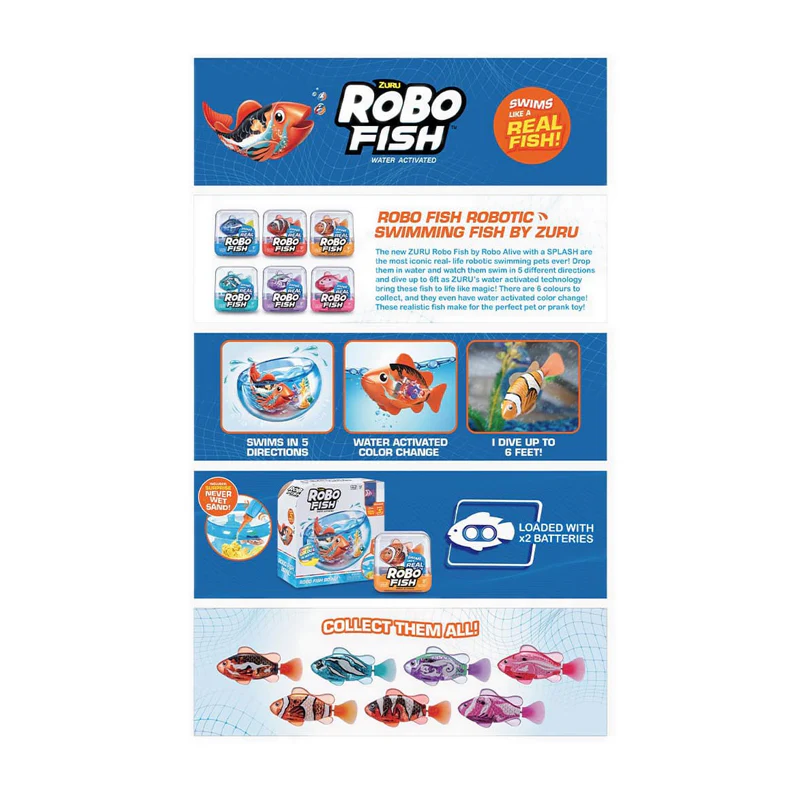 Robotic Robo Fish S1 Playset Bulk - ZUR7126 - Image 5